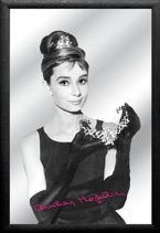 Plakat na lustrze 20x30 cm Audrey Hepburn