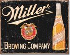 Metalowy plakat reklamowy blacha tin sign USA Miller Kompania Piwna Prezent #1649