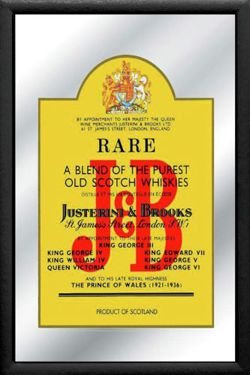  Plakat na lustrze 20x30 cm Stara szkocka whisky J&B
