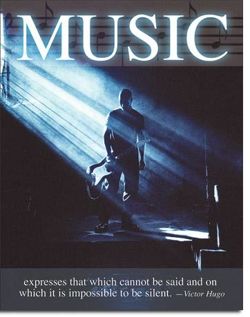 Metalowy szyld plakat rekalmowy blacha tin sign USA Music - Victor Hugo 