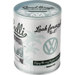 Metalowa skarbonka 10X13 cm VW Volkswagen Bulli. Najlepsze przed Tobą