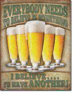 Metalowy szyld plakat reklamowy blacha tin sign USA I'll Have Another Beer