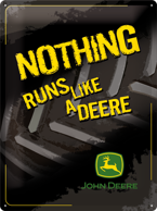 Metalowy plakat szyld blacha tin signs Nic nie jeździ tak jak John Deere