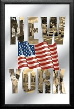 Plakat na lustrze 20x30 cm New York