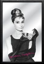 Plakat na lustrze 20x30 cm Audrey Hepburn