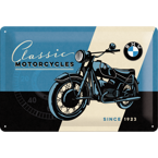 Metalowy plakat szyld blacha tin sign 30x20 cm BMW - Classic