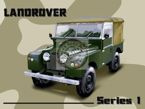 Metalowy plakat reklamowy blacha tin sign Land Rover Seria 1 . Prezent