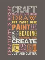 Metalowy plakat reklamowy blacha tin sign 30x40 cm Kreatywność