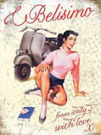 Metalowy plakat reklamowy blacha tin sign 30x40 cm Bellisimo