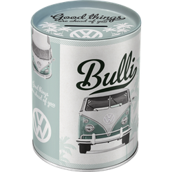 Metalowa skarbonka 10X13 cm VW Volkswagen Bulli. Najlepsze przed Tobą
