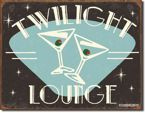 Metalowy plakat reklamowy blacha tin sign USA Martini Twilight Lounge Prezent #1175