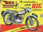 BSA Bantam Metalowy plakat blacha tin sign 40x30 cm