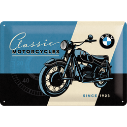 Metalowy plakat szyld blacha tin sign 30x20 cm BMW - Classic