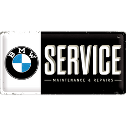 BMW - Service Metalowy plakat szyld 50x25 cm 