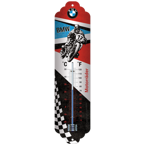 Metalowy termometr motocyklisty BMW