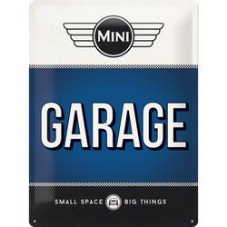 Mini Garage Metalowy plakat szyld blacha tin signs 30x40 cm