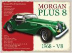 Metalowy plakat reklamowy 30x40 cm blacha tin sign Morgan Plus 8