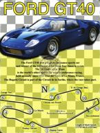 Metalowy plakat reklamowy blacha tin sign Ford GT . Prezent