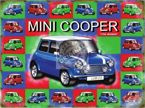 Metalowy plakat reklamowy blacha tin sign Mini Cooper . Prezent