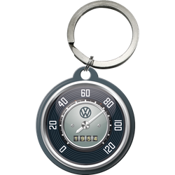 Volkswagen Metalowy okrągły brelok na klucze