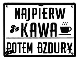 Metalowy  mini szyld 15x10 Nie pluć na podłogę 