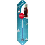 Metalowy termometr ścienny Coca-Cola Orzeźwia