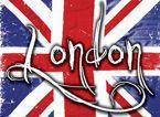 Flaga brytyjska Union Jack London Metalowy plakat 40x30 cm blacha tin sign