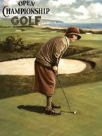 Metalowy plakat reklamowy blacha tin sign Otwarte Mistrzostwa Golfa