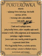 Metalowy szyld 20/15 cm. PORTERÓWKA