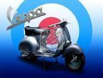 Metalowy szyld plakat reklamowy blacha tin sign Vespa to mój cel Prezent