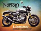 Metalowy plakat blacha tin sign 40x30 cm Norton Commando. Edycja limitowana