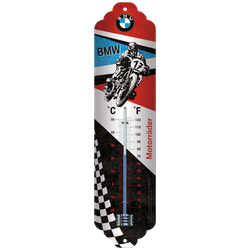 Metalowy termometr motocyklisty BMW