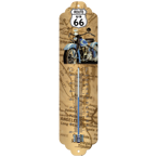 Metalowy termometr Droga 66 Mapa