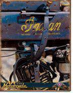 Metalowy szyld plakat reklamowy blacha tin sign USA Indian 1914 - Jacobs