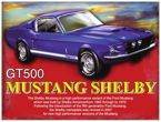 Metalowy plakat reklamowy blacha tin sign Ford Mustang Shelby GT500 Prezent