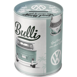 Metalowa skarbonka 10X13 cm VW Volkswagen Bulli. Najlepsze przed Tobą