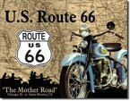 Metalowy plakat reklamowy blacha tin sign USA Route 66 Matka wszystkich dróg Prezent #678