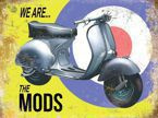 Metalowy plakat reklamowy blacha tin sign Vespa to mój cel Prezent