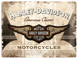 Metalowy szyld blacha tin signs Harley Davidson American Classic Prezent