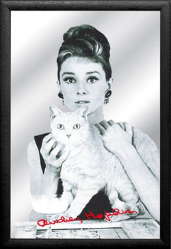  Plakat na lustrze 20x30 cm Audrey Hepburn