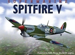 Metalowy plakat 15X20 cm blacha tin sign SPITFIRE V Supermarine