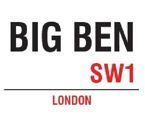 Metalowy plakat 15X20 cm blacha tin sign szyld uliczny BIG BEN LONDON