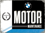 BMW Motor Maintenance Metalowy plakat szyld blacha tin signs 30x40 cm