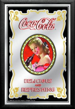  Plakat na lustrze 20x30 cm Coca-Cola Zachwycająca i orzeźwiająca