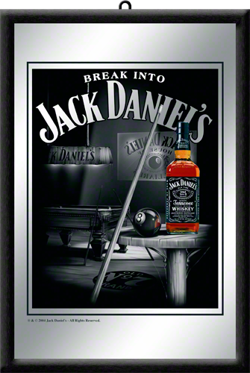 Lustro barowe plakat na szkle USA Przerwa na Jack Daniels Prezent